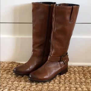 clarks brown riding boots